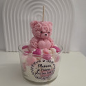 Pot bougie gourmande fraises